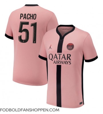 Paris Saint-Germain Willian Pacho #51 Tredjetrøje 2024-25 Kortærmet